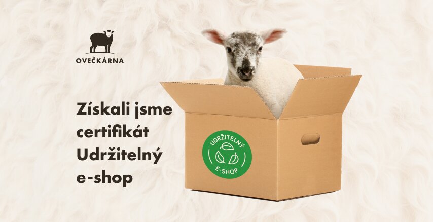Ovečkárna získala certifikát Udržitelný e-shop
