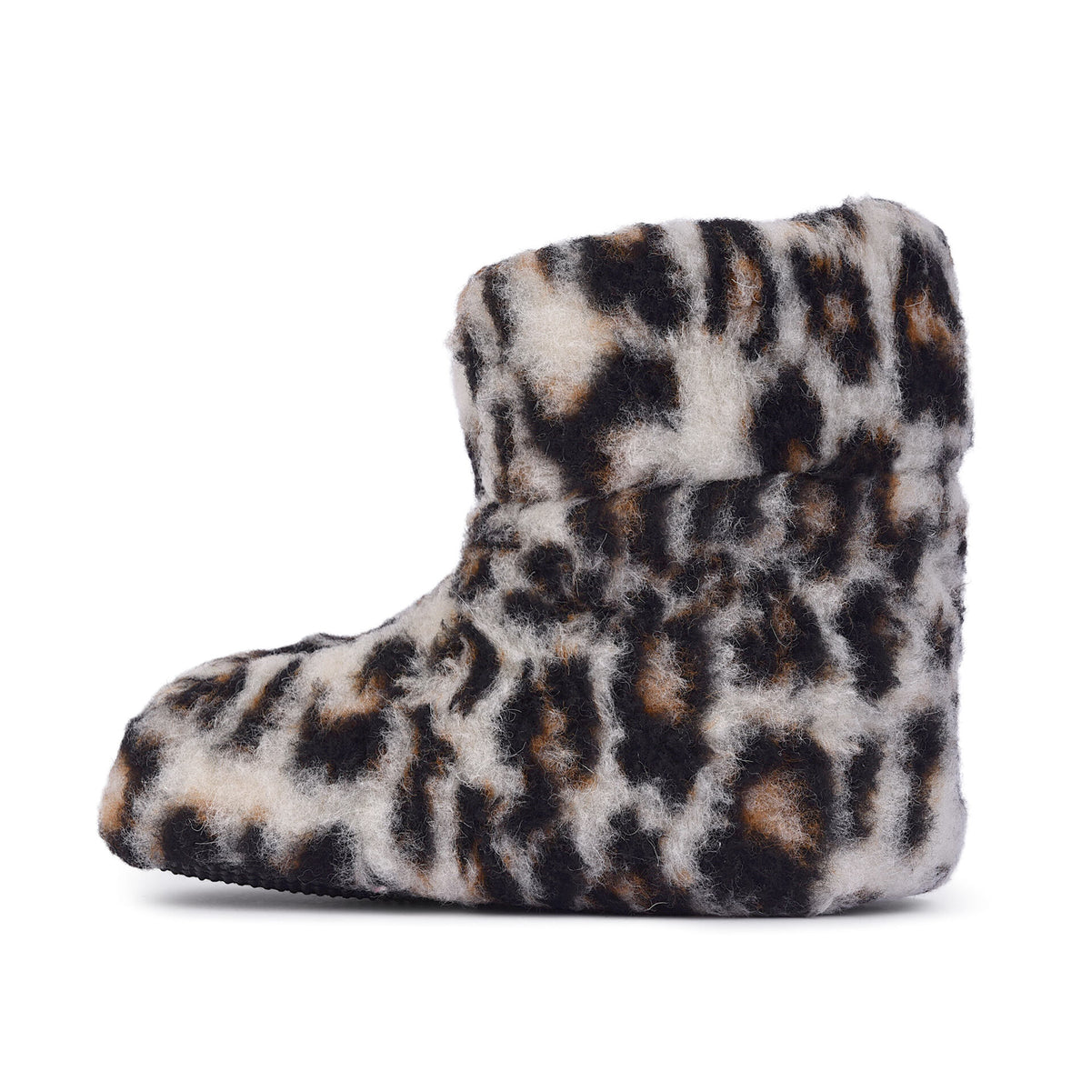 TV bačkory z Merino vlny leopard