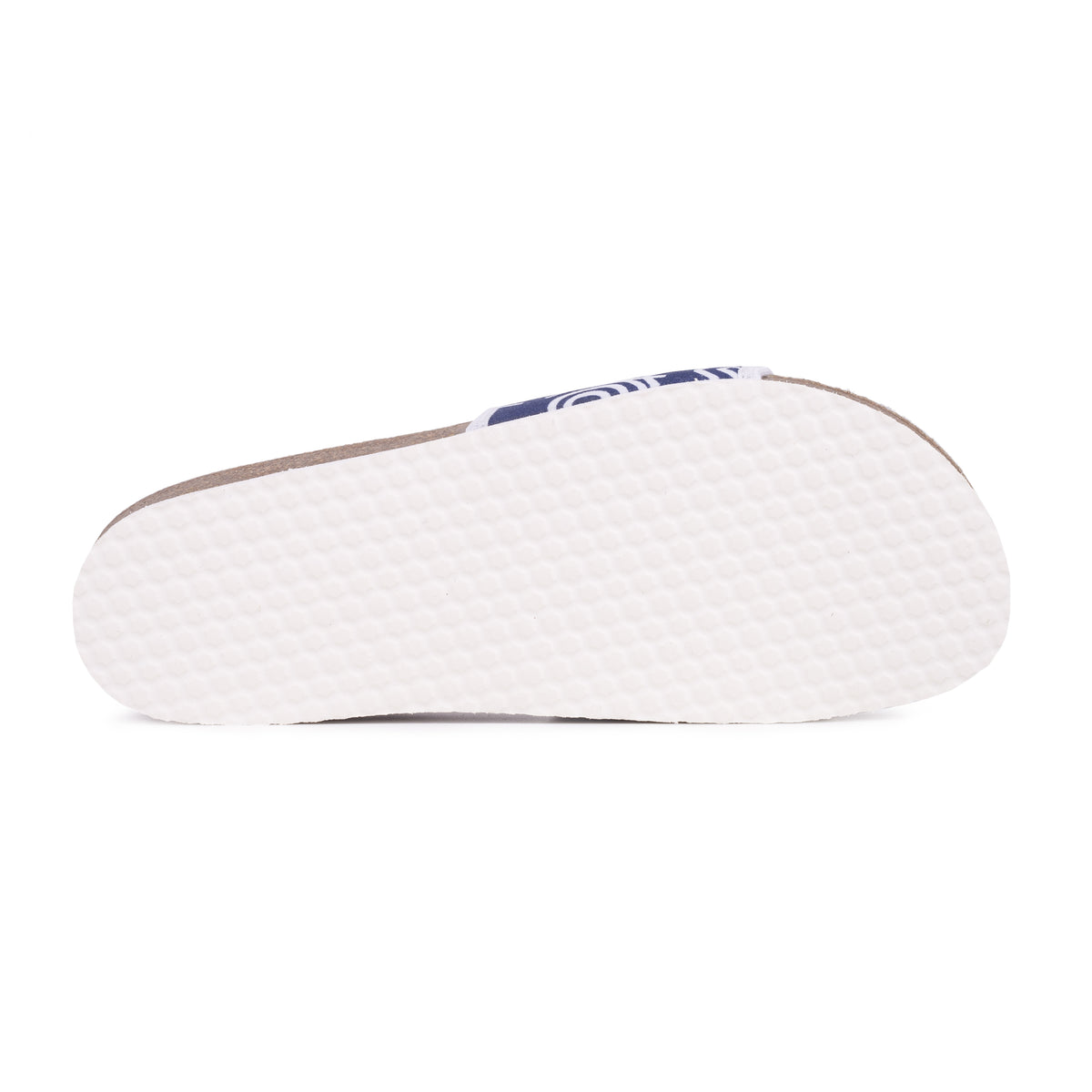 Anatomiska slip-in-tofflor i kork för dam Cicmanky spiral blå