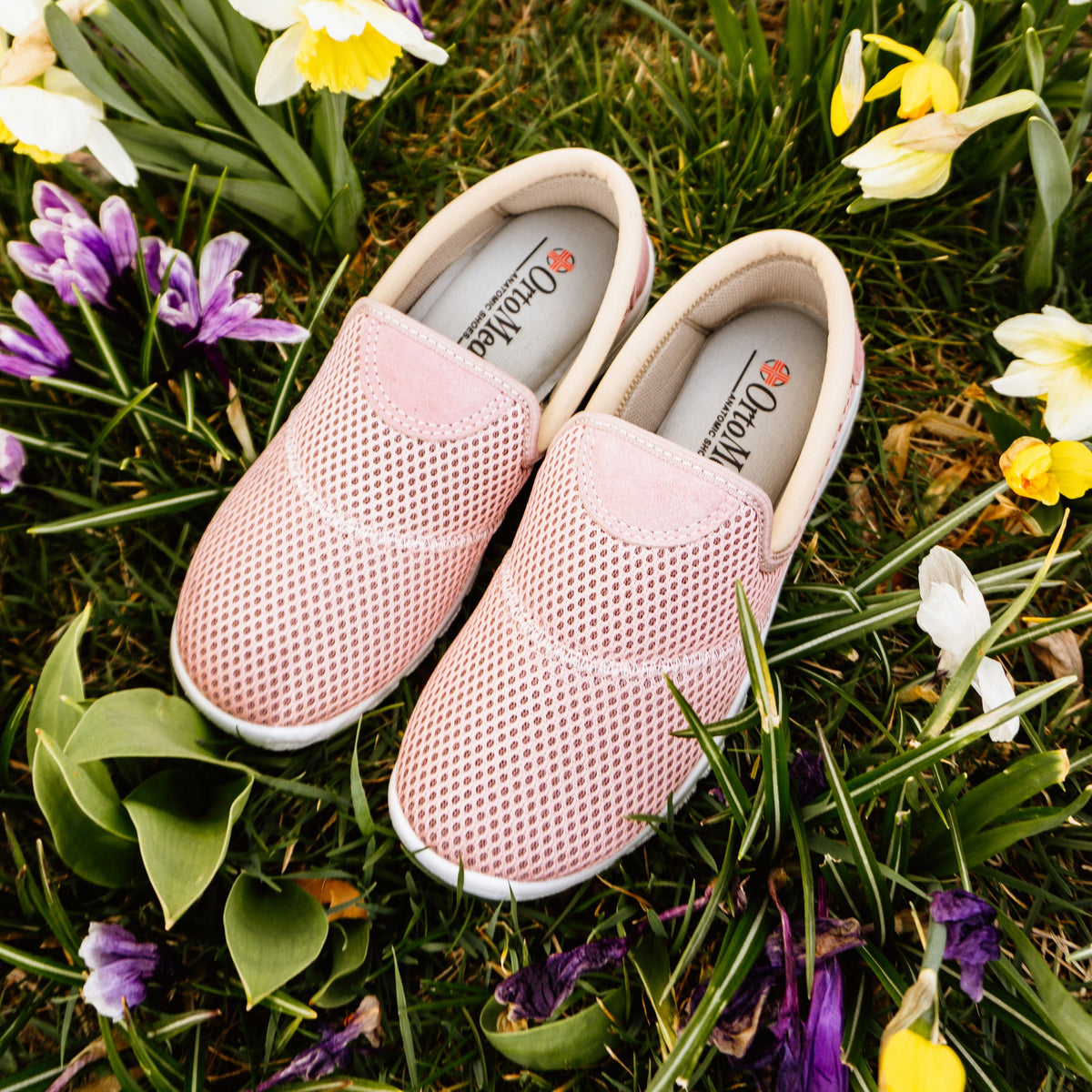 Ventilerande gelsneakers för dam rosa