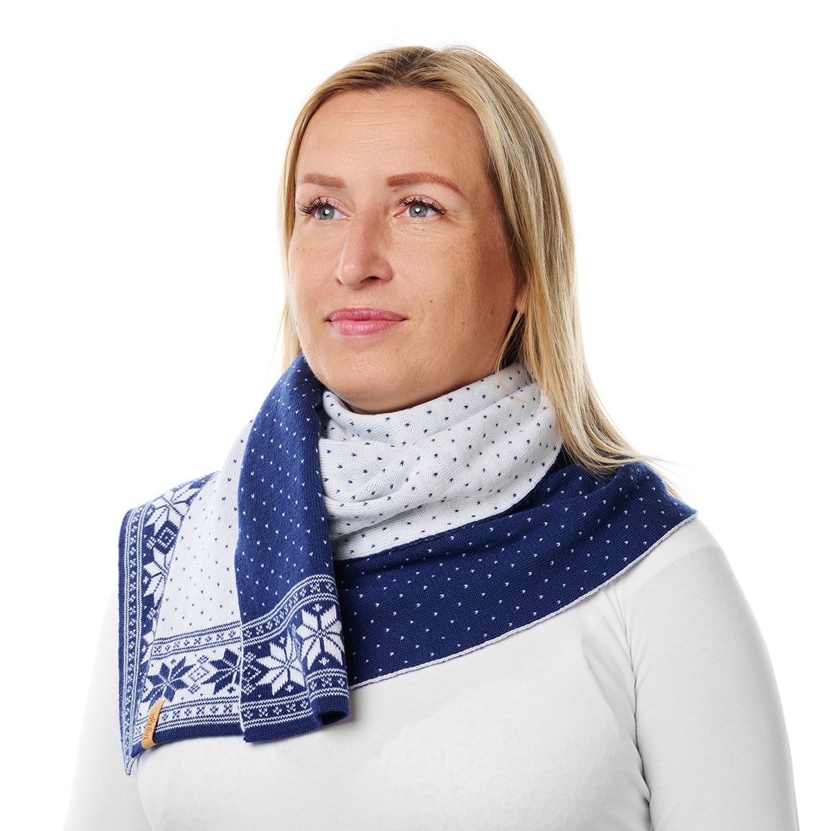 Ullhalsduk Woolee B03 blå