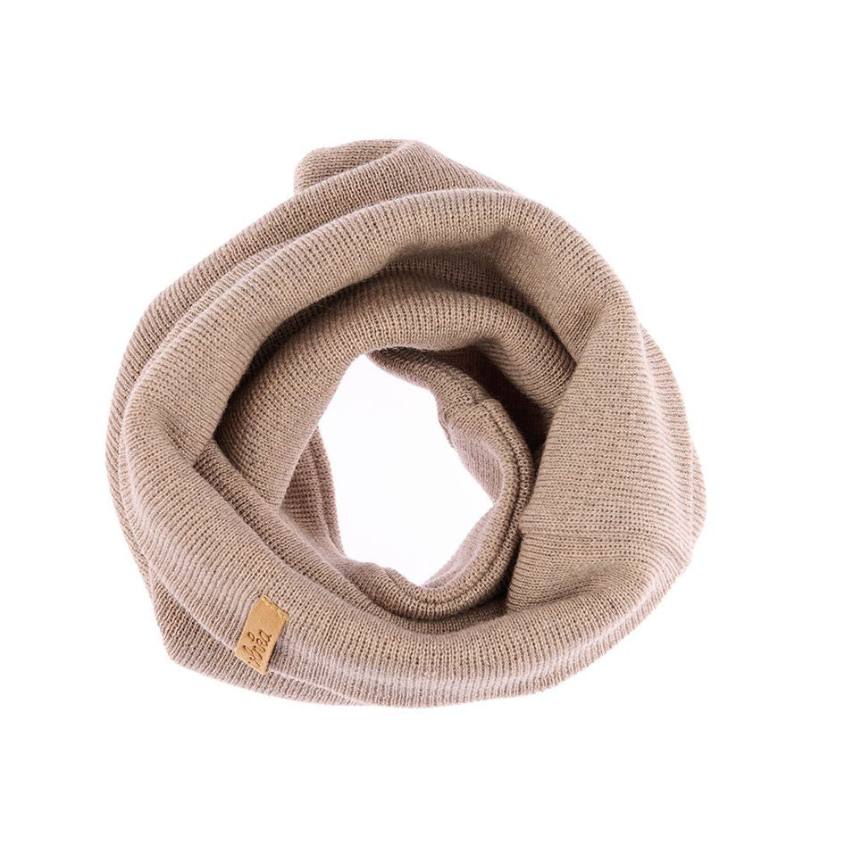 Ullhalsvärmare Woolee N02 beige