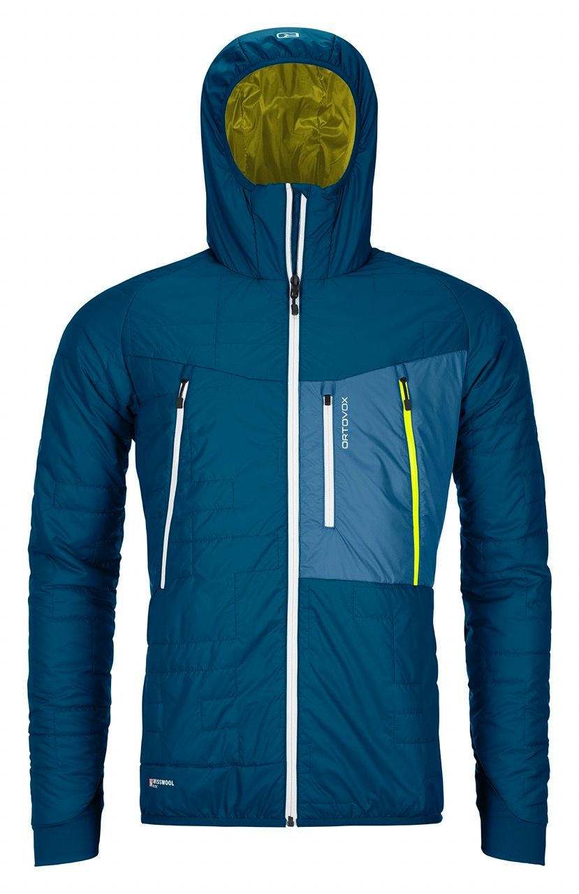 Herrjacka Piz Boe Jacket Ortovox petrolblå