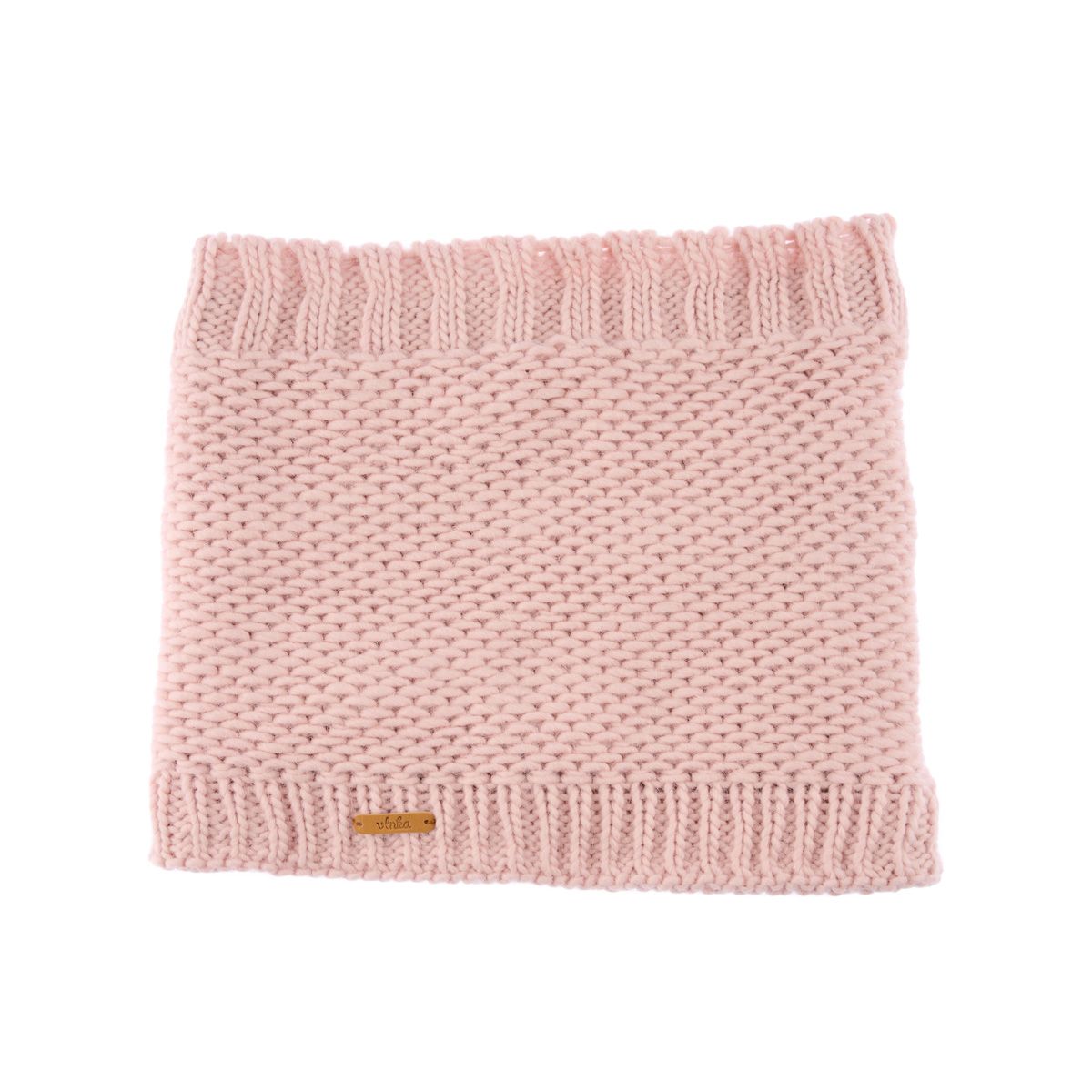 Halskrage med fårull Woolee N01 rosa