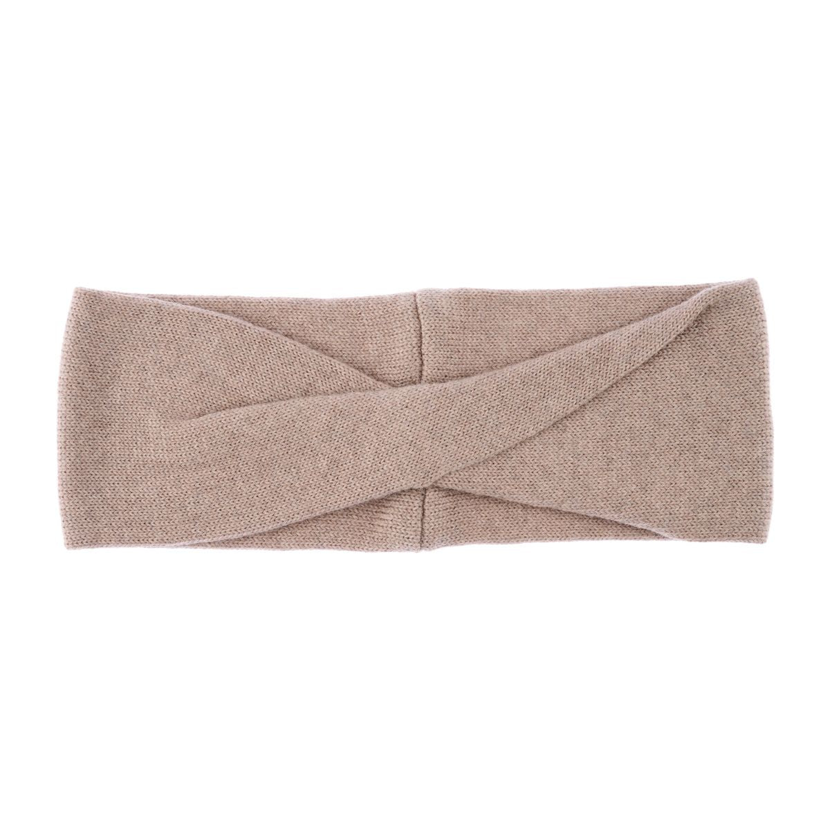 Pannband med fårull Woolee C03 beige