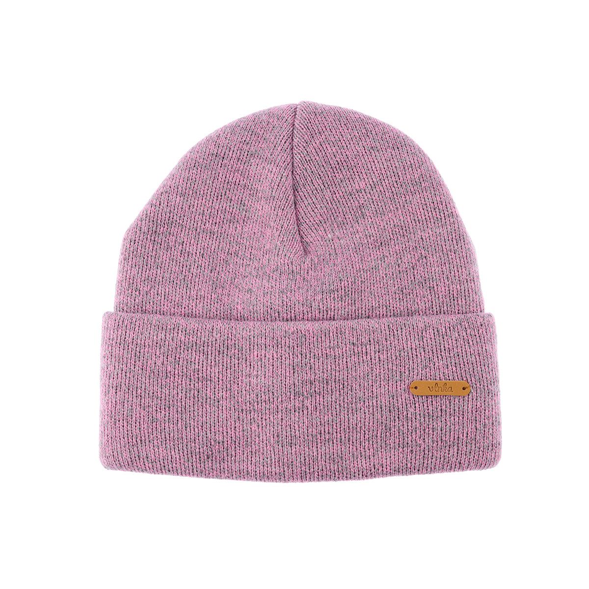 Barnmössa med fårull Woolee V16 rosa