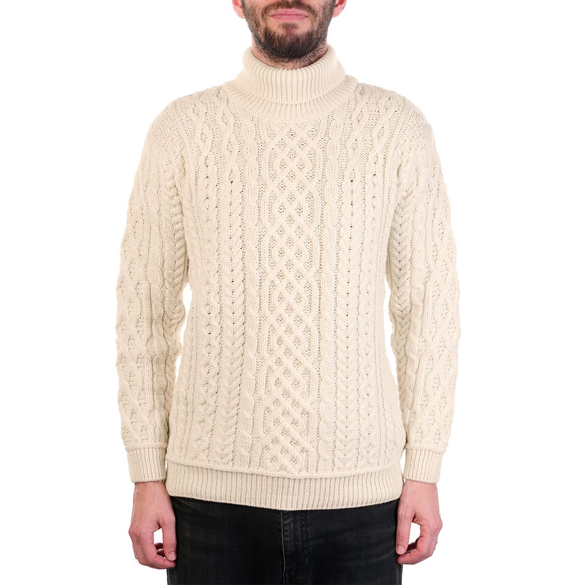 Herrulltröja S11 natur