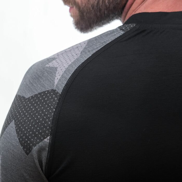 Herrfunktionströja Sensor Merino Impress Camo