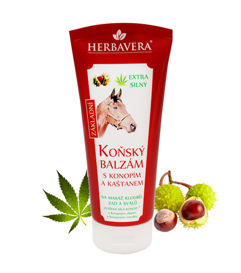 Hästbalsam med hampa och kastanj 200 ml