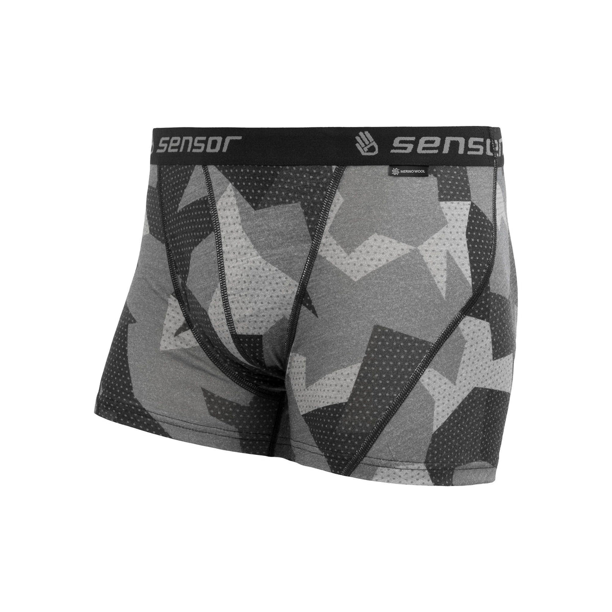 Funktionsboxershorts för herr Sensor Merino Impress Camo