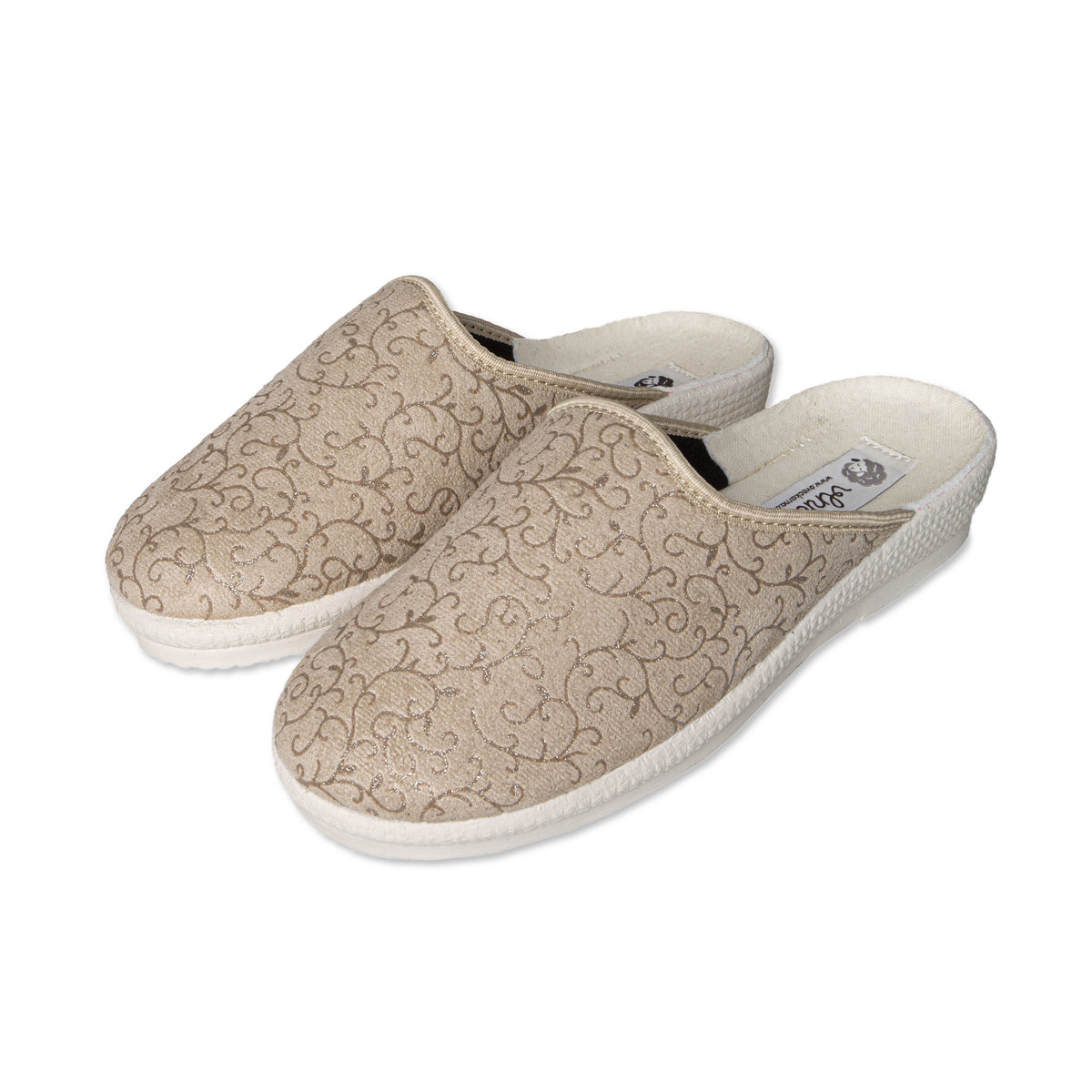 Damtofflor Irena beige