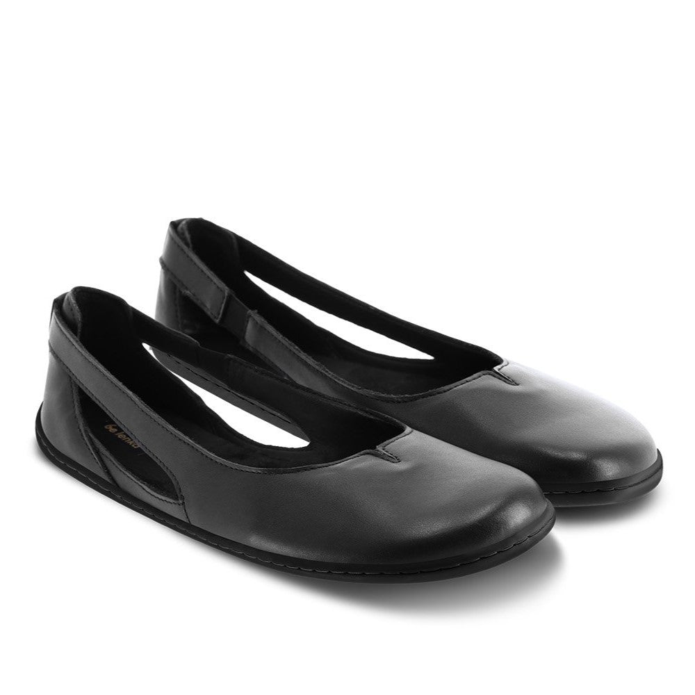 Barefoot läderballerinaskor Be Lenka Bellissima svart