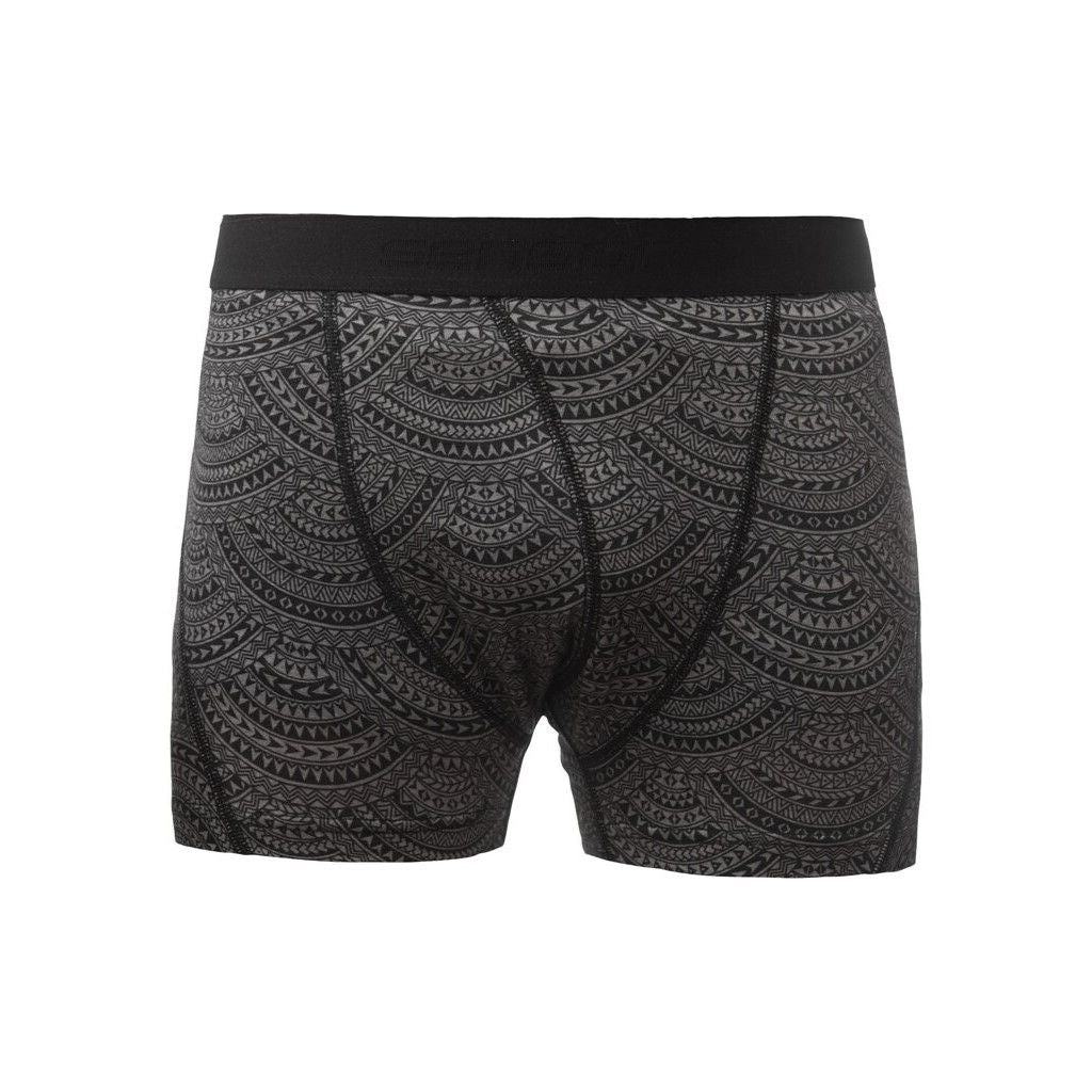 Funktionsboxershorts för herr Sensor Merino Impress grå/maori