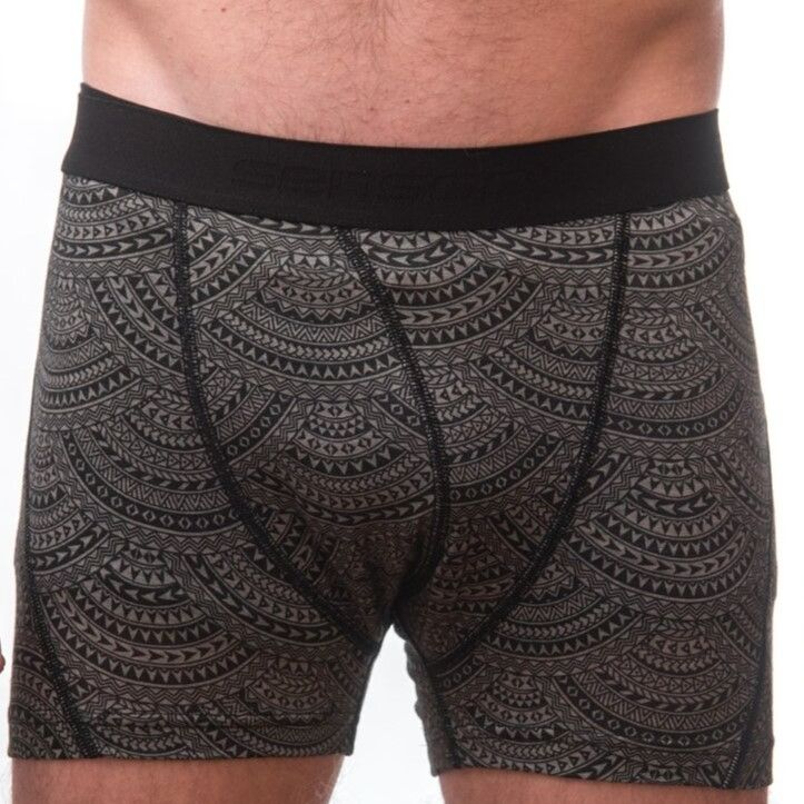 Funktionsboxershorts för herr Sensor Merino Impress grå/maori