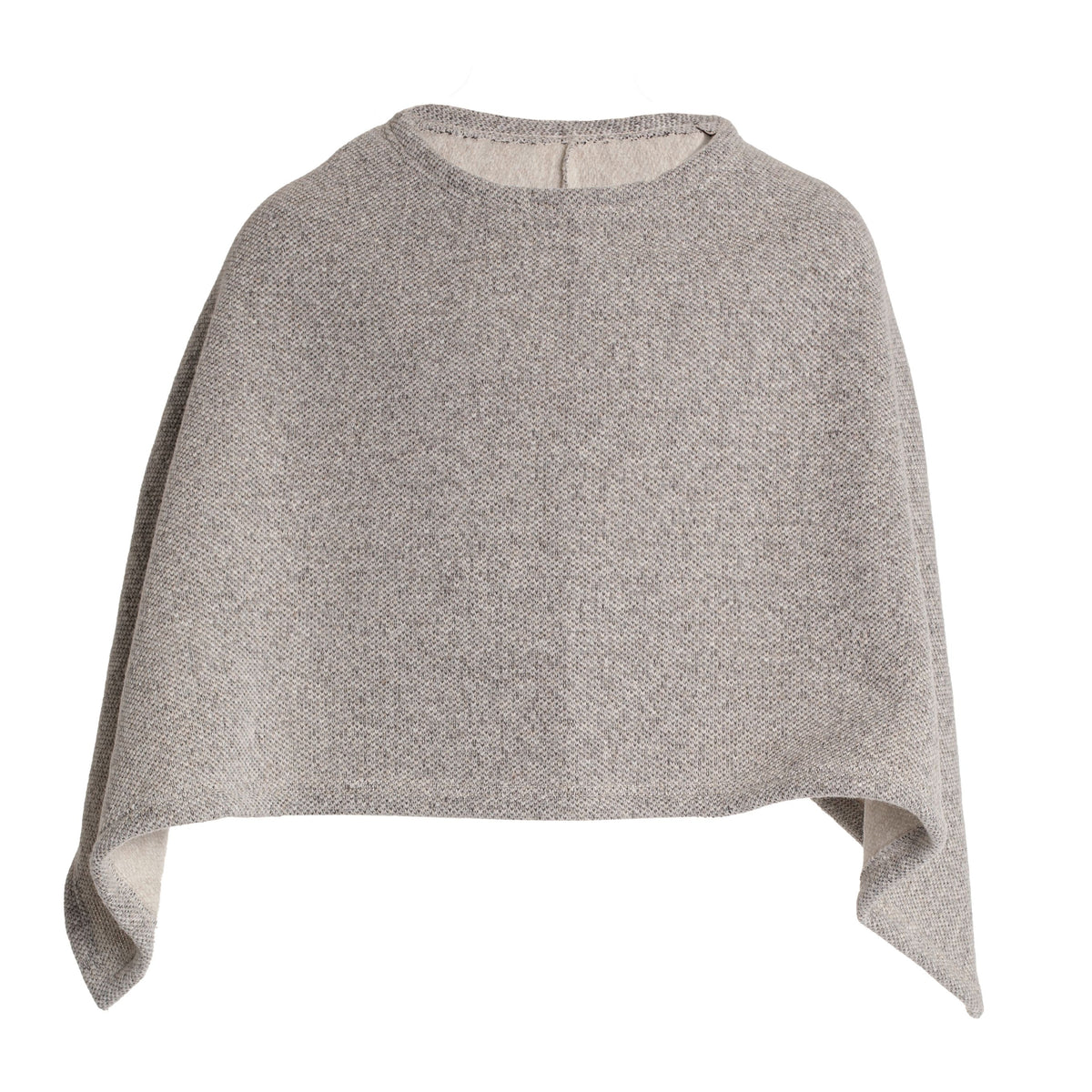 Ullponcho beige