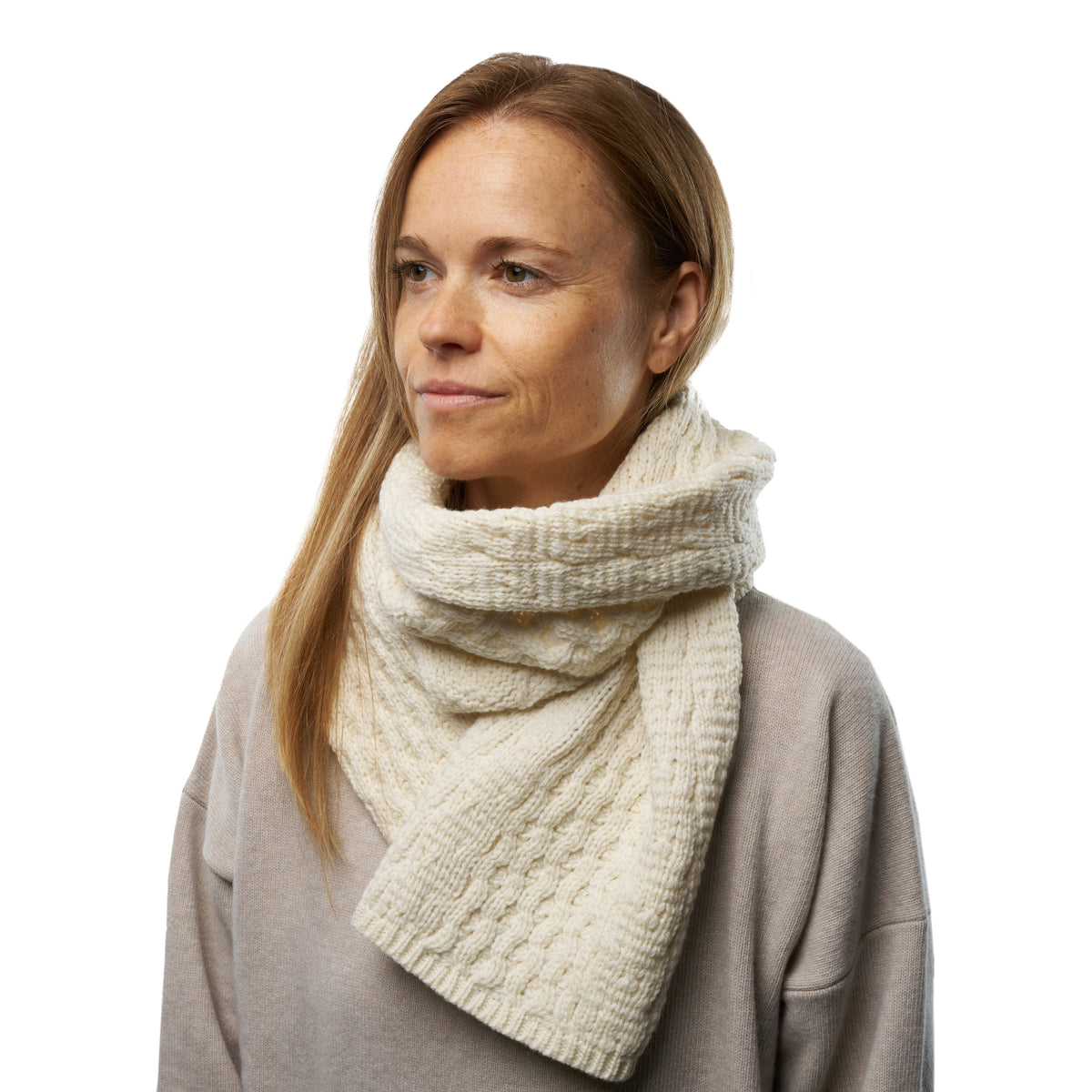 Ullhalsduk Woolee B06 natur