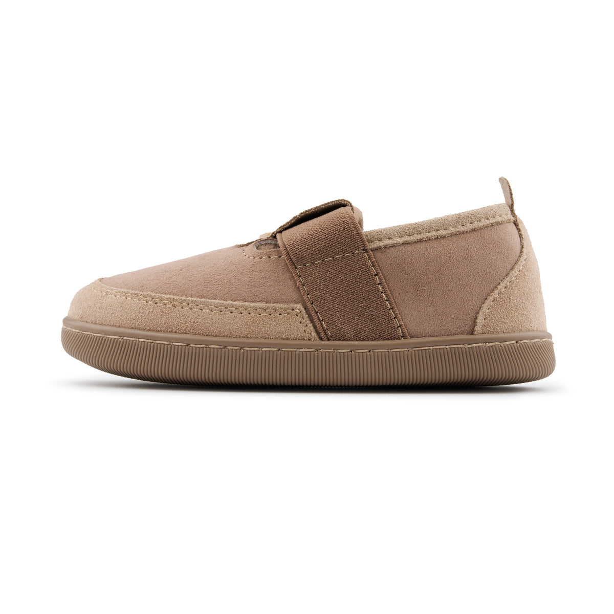 Barnlädertofflor med fårull Lele beige
