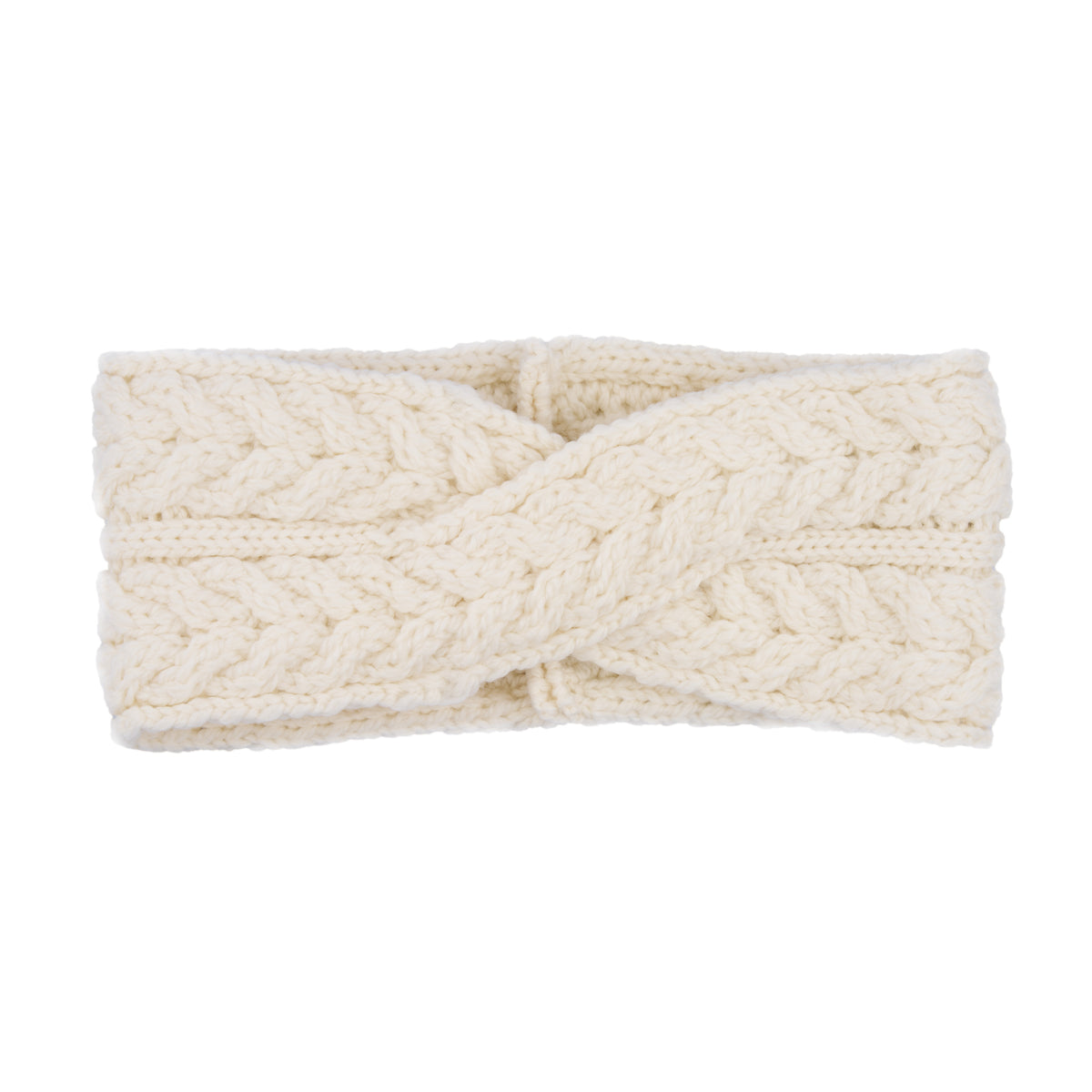 Korsat ullpannband Supersoft merinoull natur
