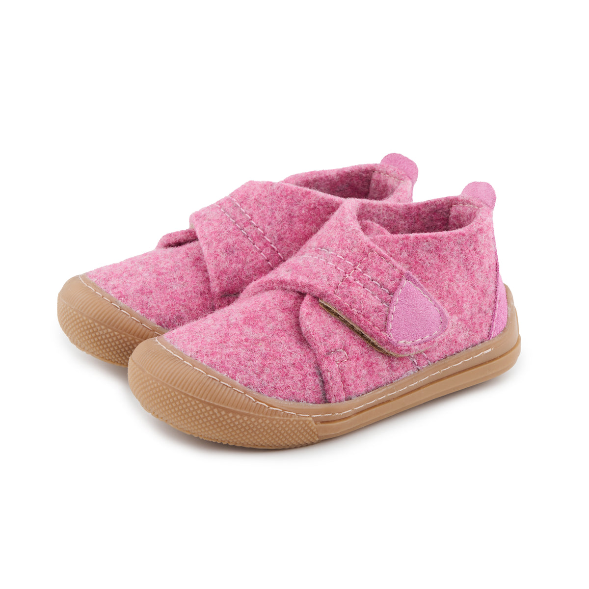 Barnfiltskor Momo rosa