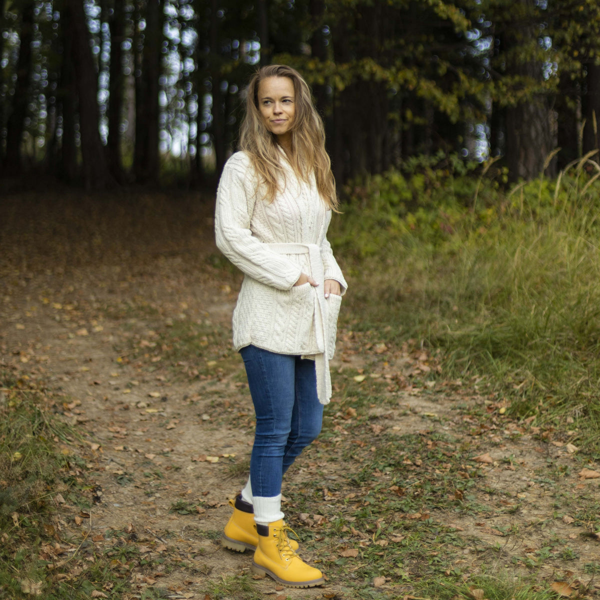 Damulltröja Woolee S16 omlott natur