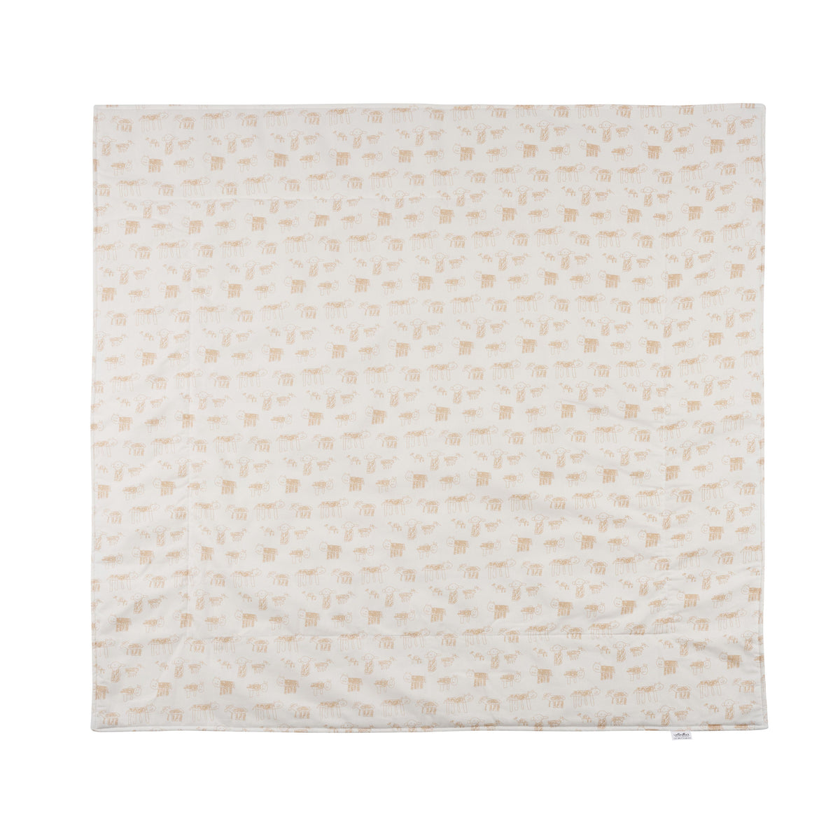 Tecknad quiltad barndyna Woolee