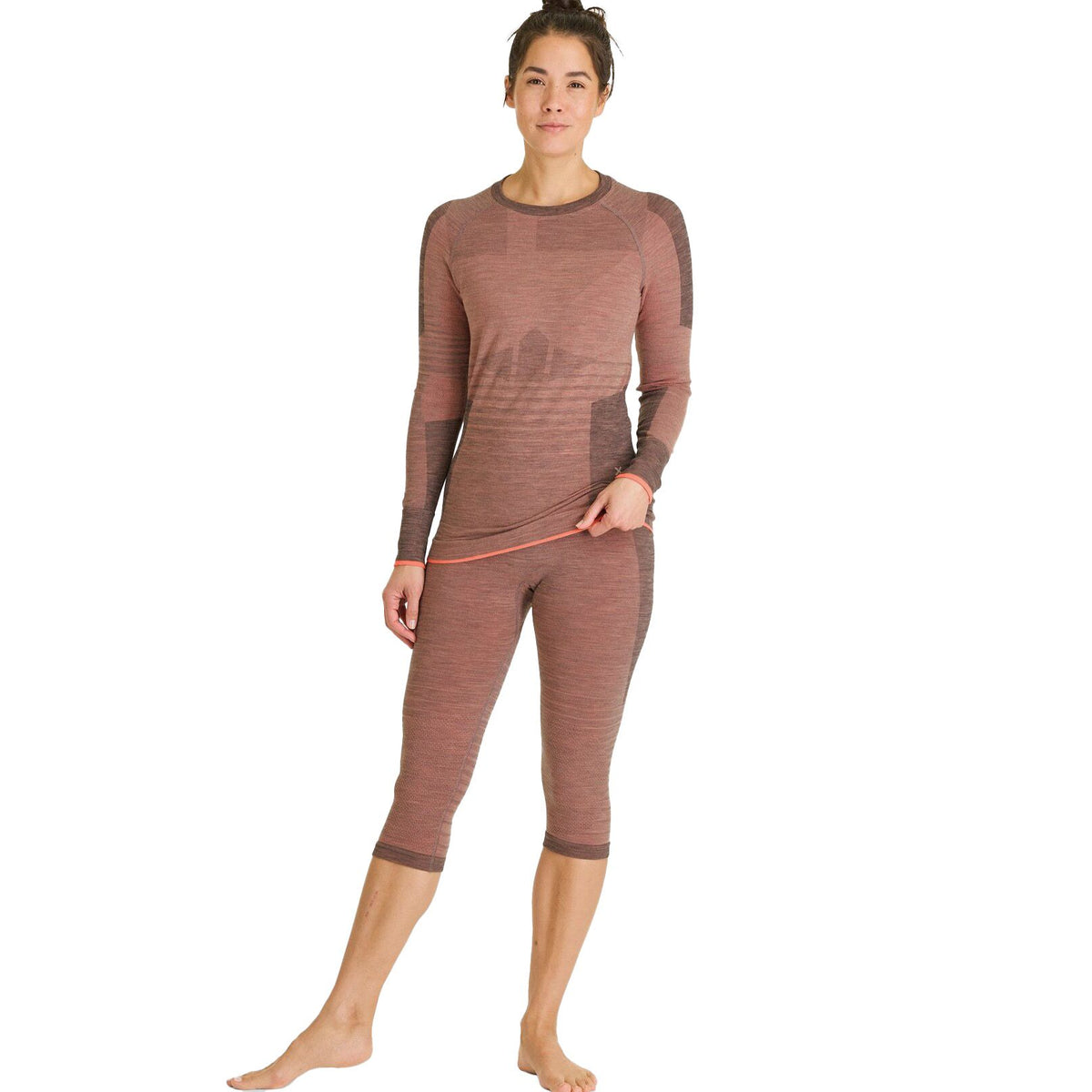 Dam merinoullströja 230 Competition long sleeve Ortovox bloom