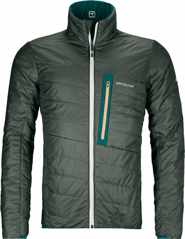Herrjacka Piz Boval Jacket Ortovox pacific green
