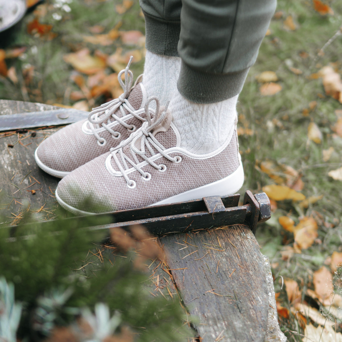 Sneakers Woolee brun