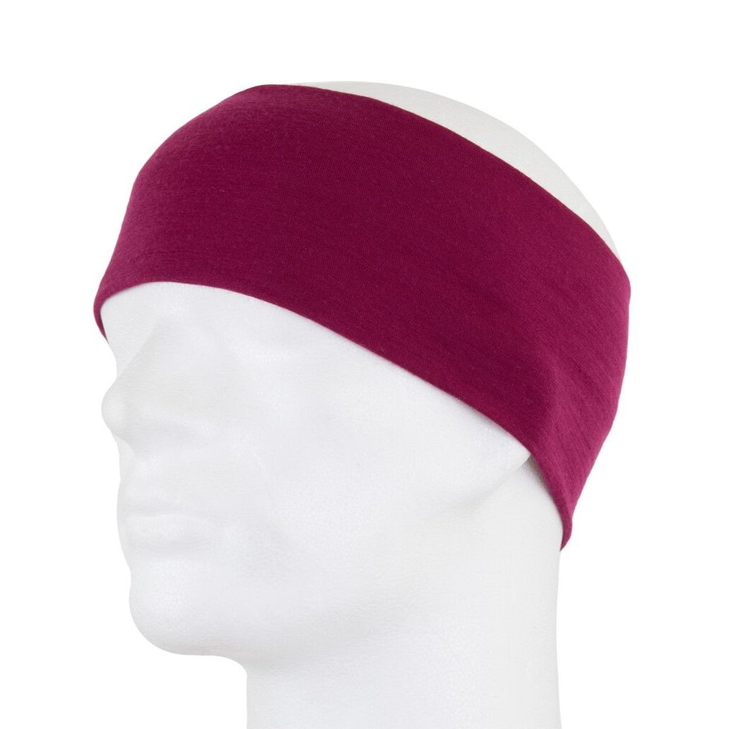 Ullpannband Sensor Merino Active lilla