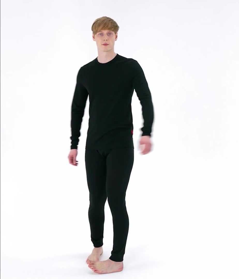 Funktionslångkalsonger för herr AERO Thermowave svart