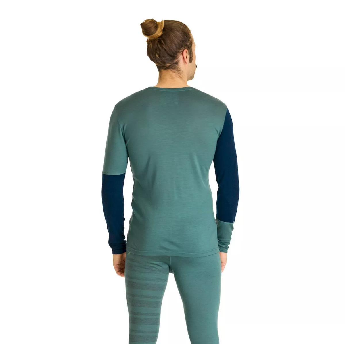 Herr merinoullströja 185 Rock'n'Wool Long Sleeve Ortovox arktisk grå