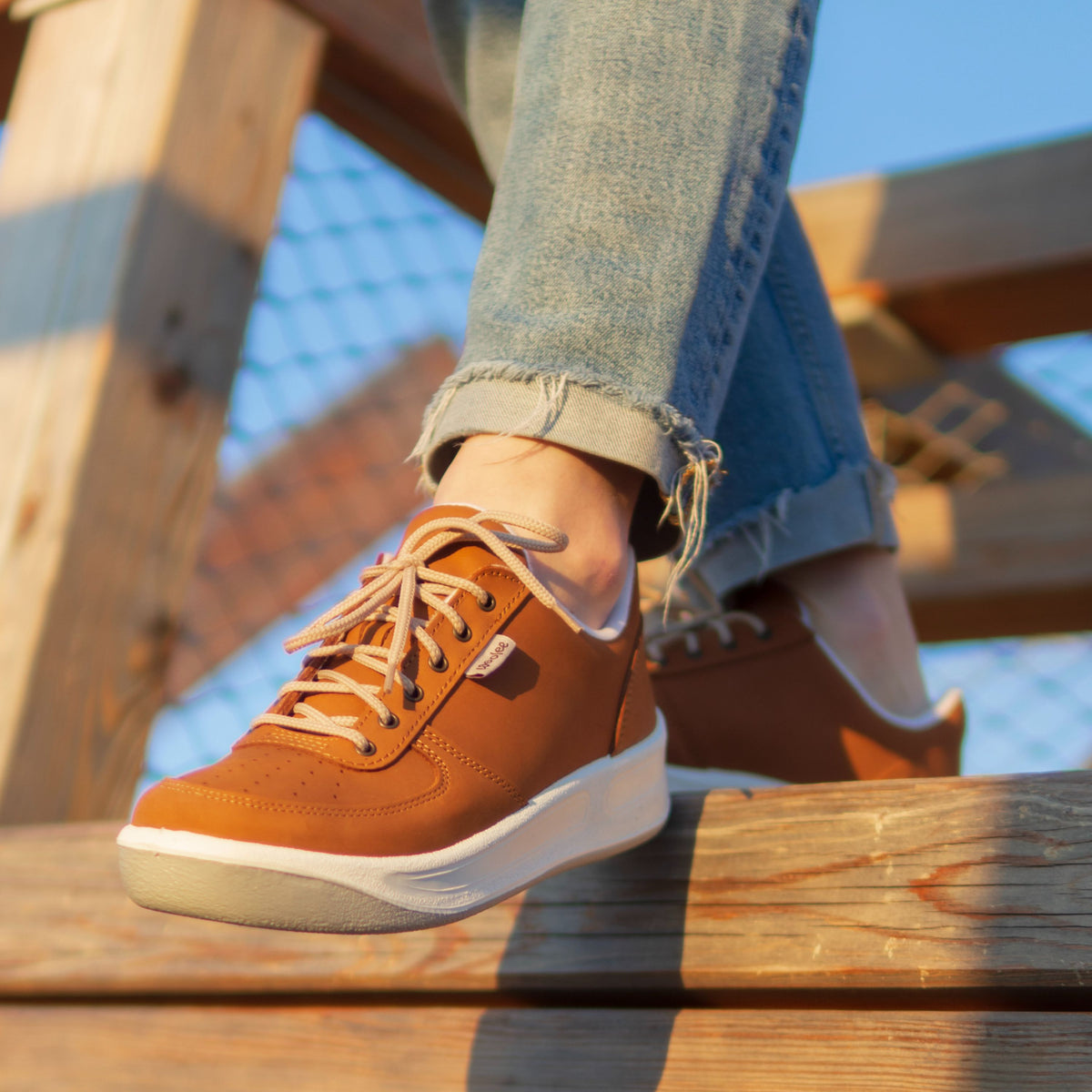 Läder sneakers Prestižky Woolie