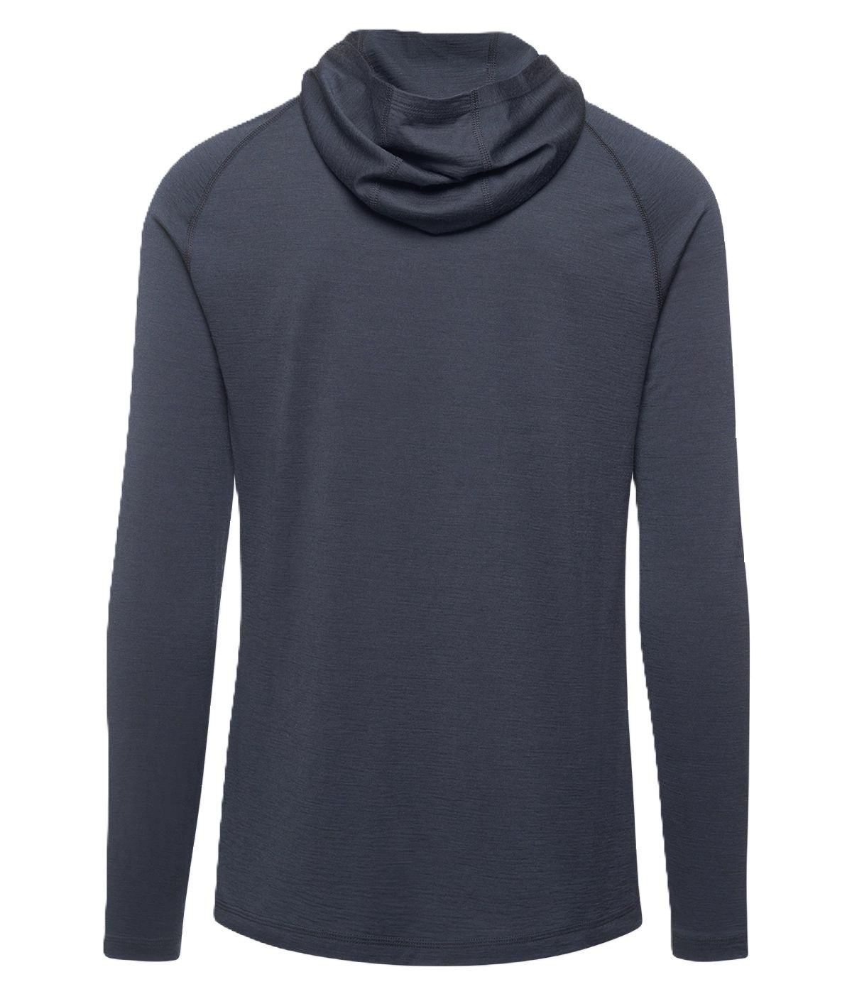 Herr huvtröja MERINO AERO Thermowave grå