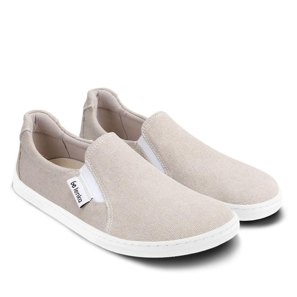 Tygbarfotaskor Be Lenka Eazy Neo Vegan beige