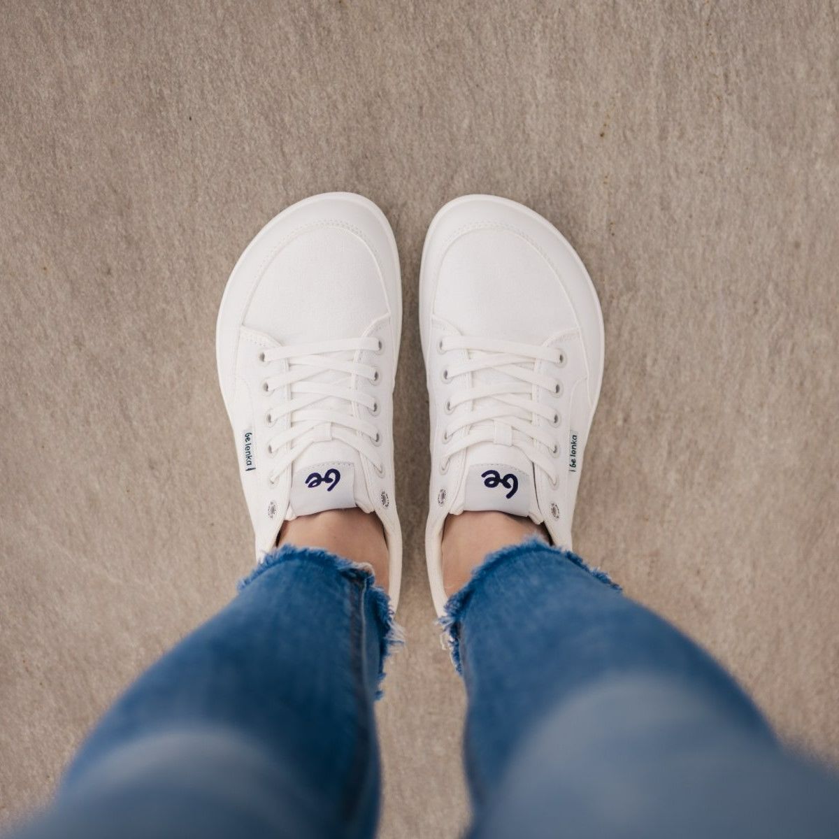 Barefoot sneakers Be Lenka Rebound Low Cut vit
