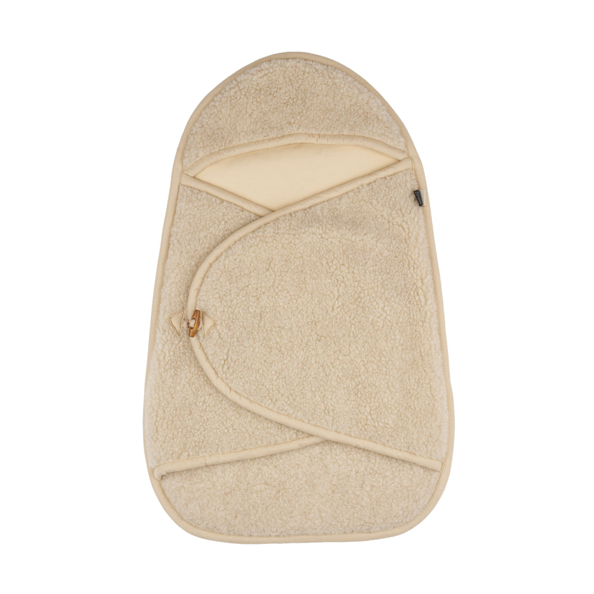 Barnullbabylinda med huva beige