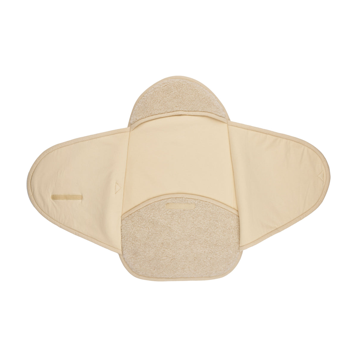 Barnullbabylinda med huva beige