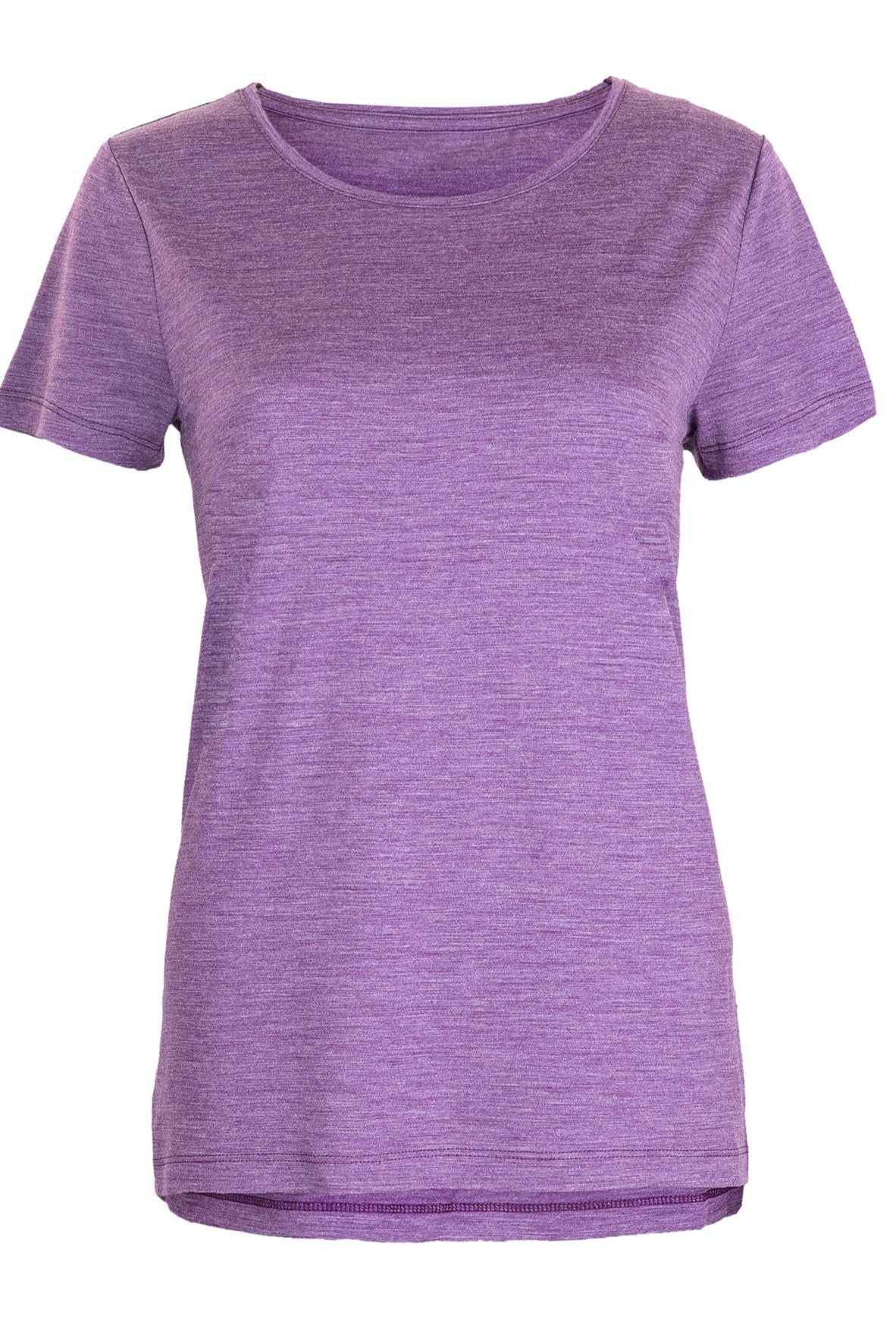 Dam-T-shirt Merino Cooler TruLite 5AM Club Thermowave lila