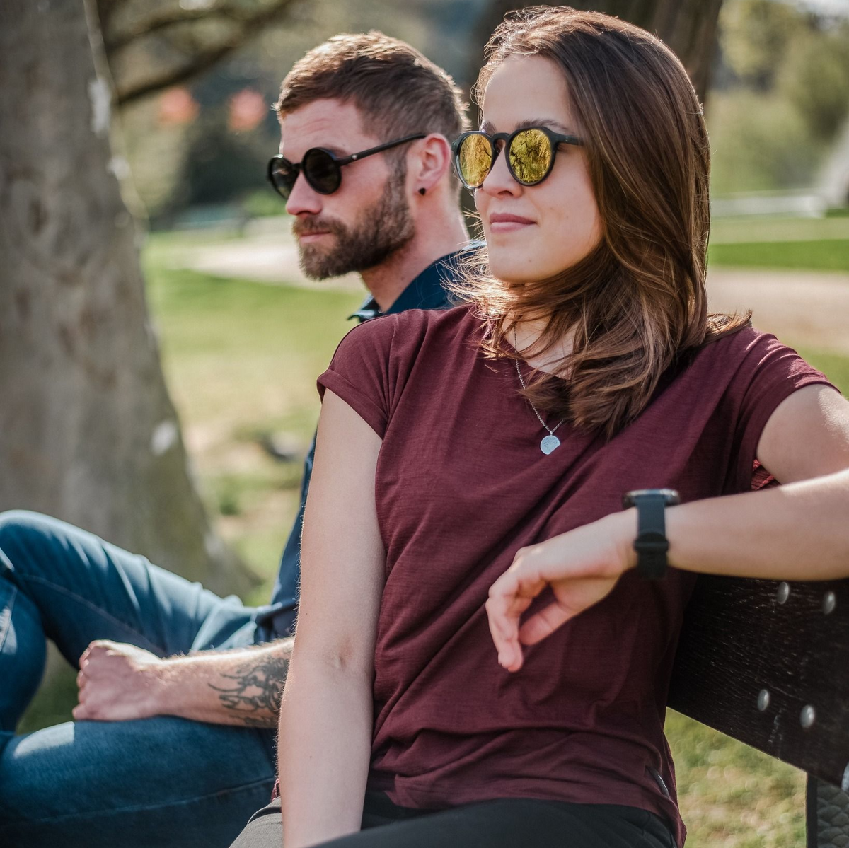 Dam T-shirt Sensor Merino Air Traveller portröd