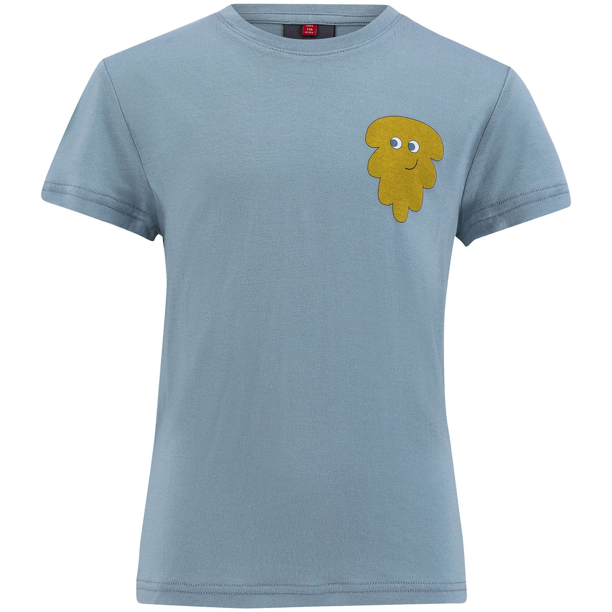 Barnt-shirt av merinoull Piny Ulvang blå