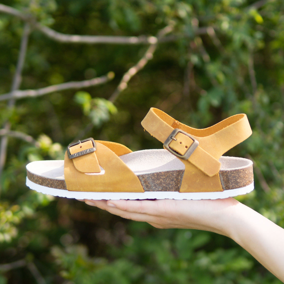 Damanatomiska korksandaler Jindra beige