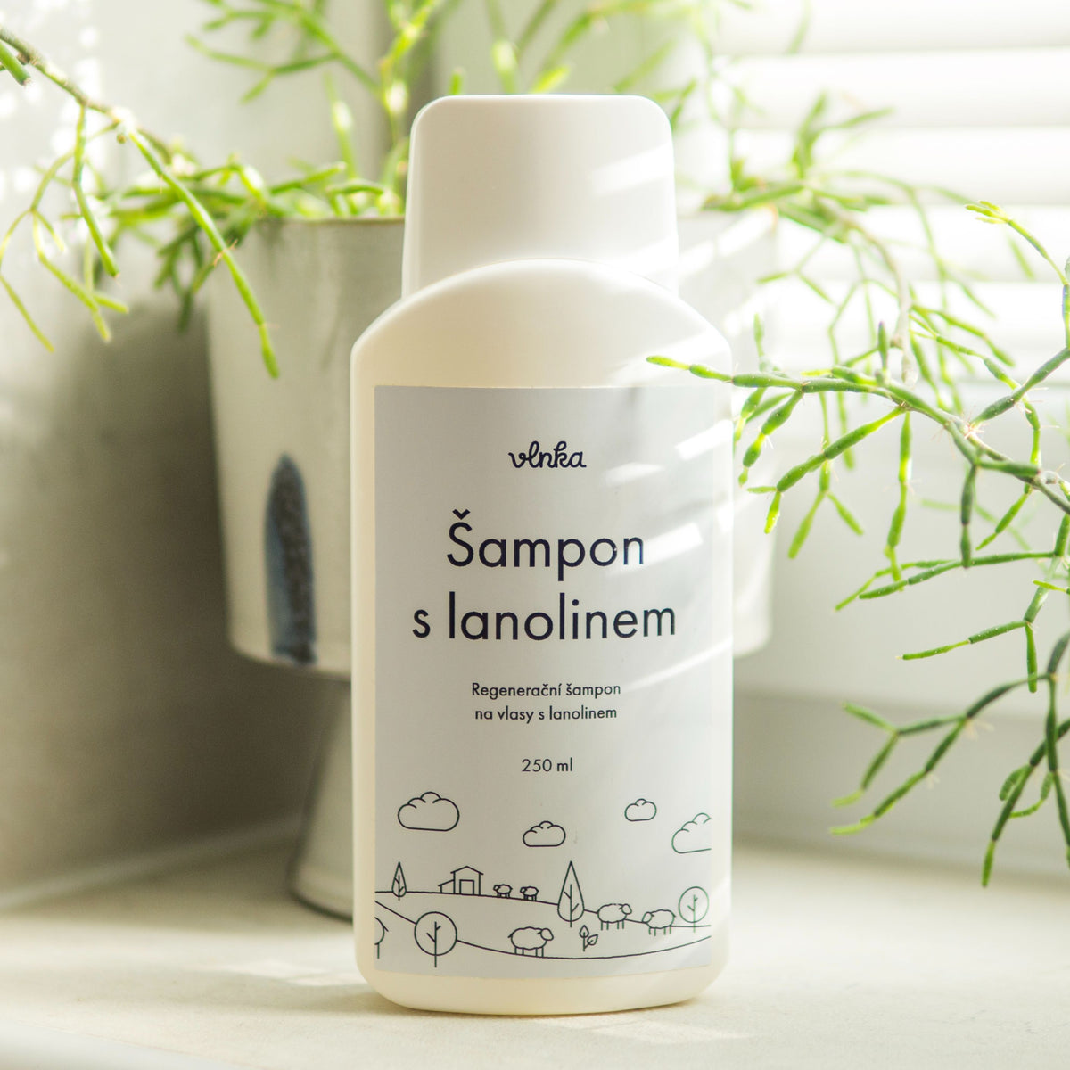 Hårschampo med lanolin 250 ml