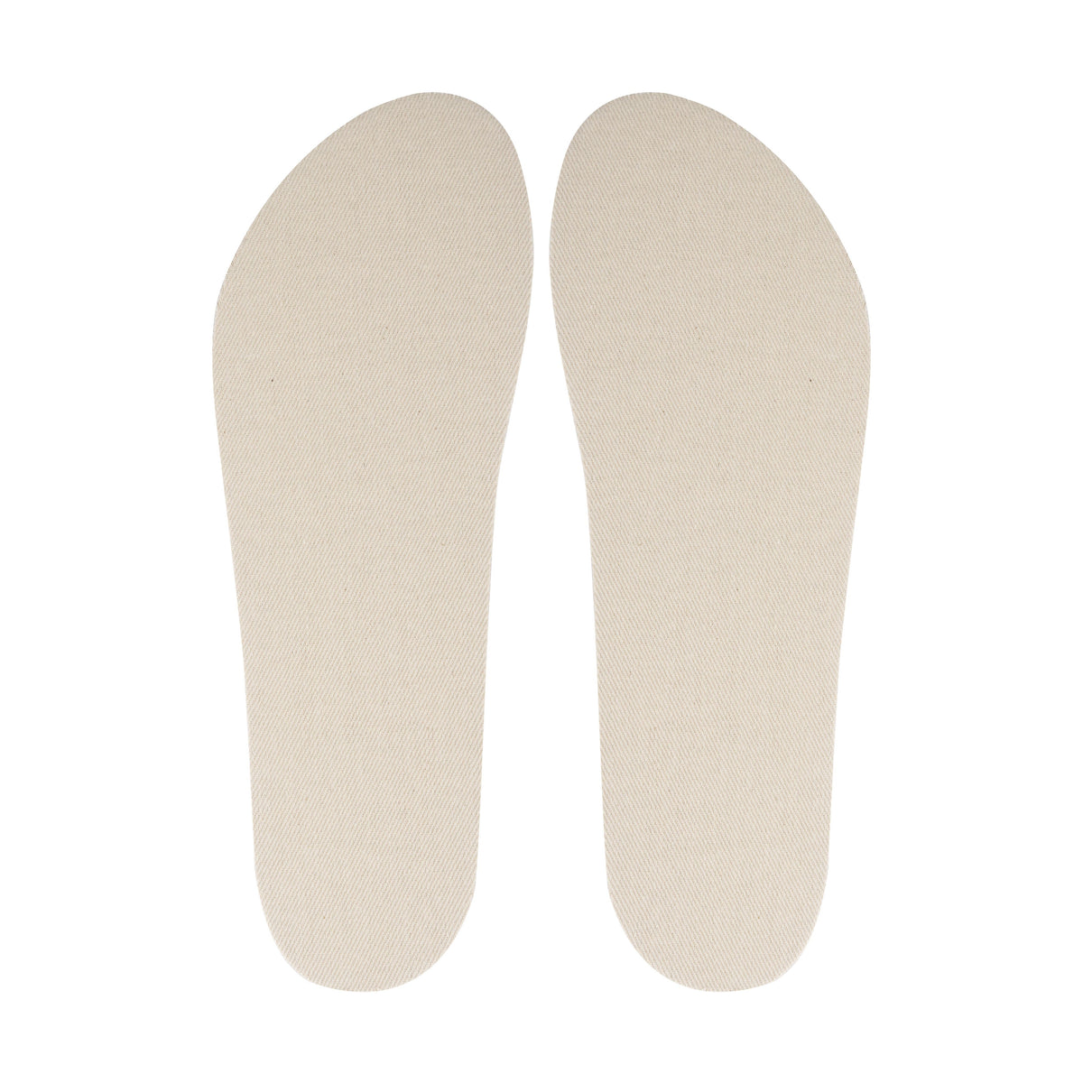 Barefoot korkskoinlägg med bomull