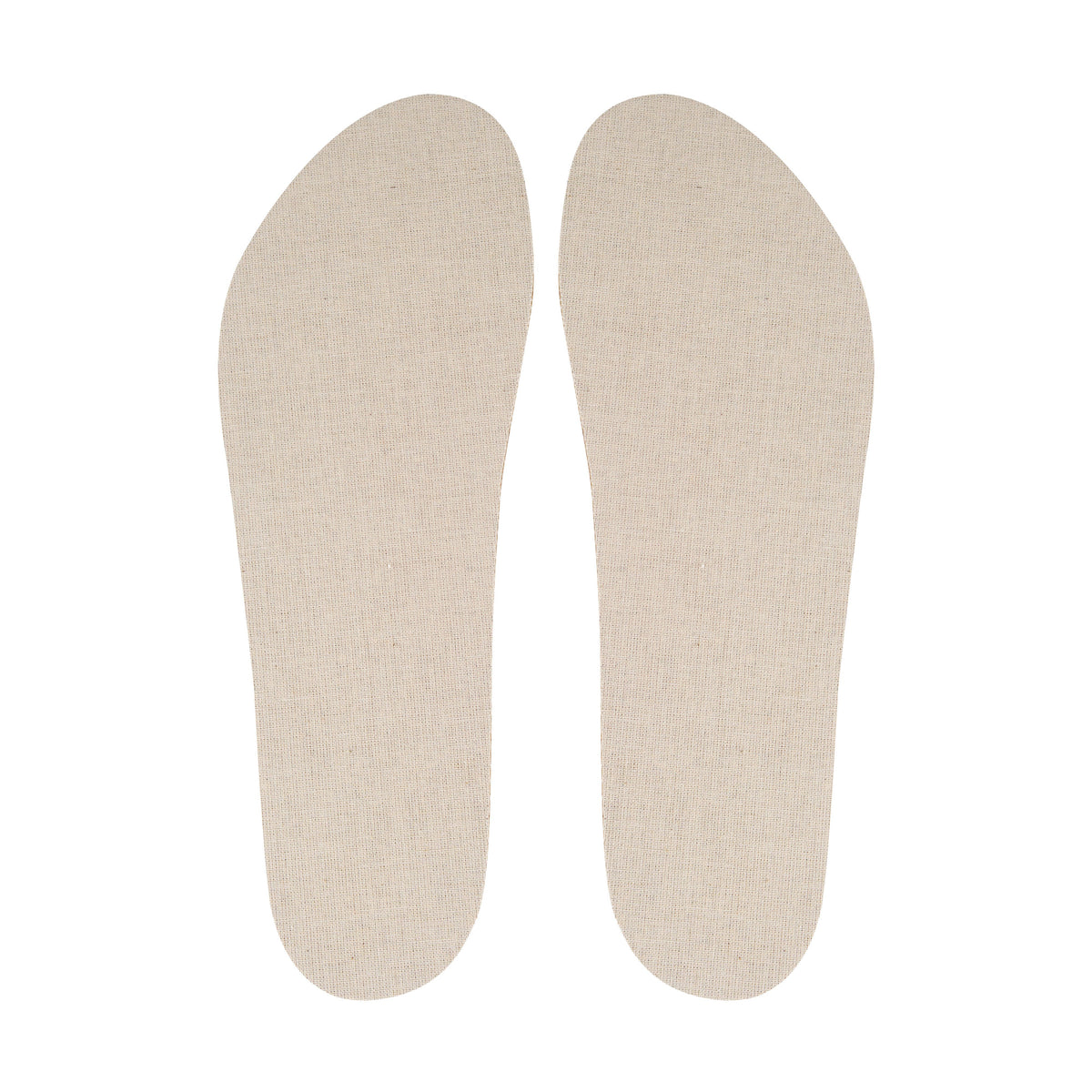 Barefoot korkskoinlägg med bomull