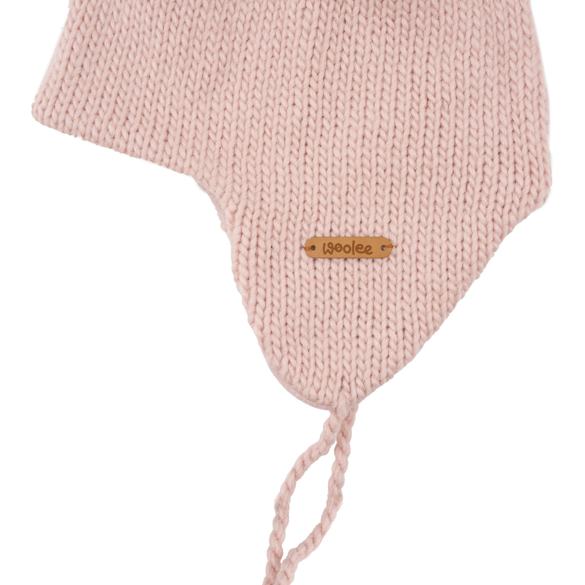 Barnmössa med alpackaull med foder Coco rosa