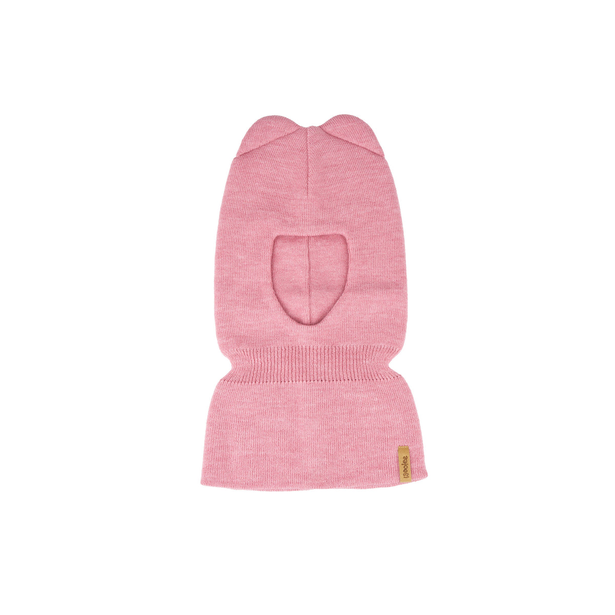 Barnmerinoullsbalaklava rosa