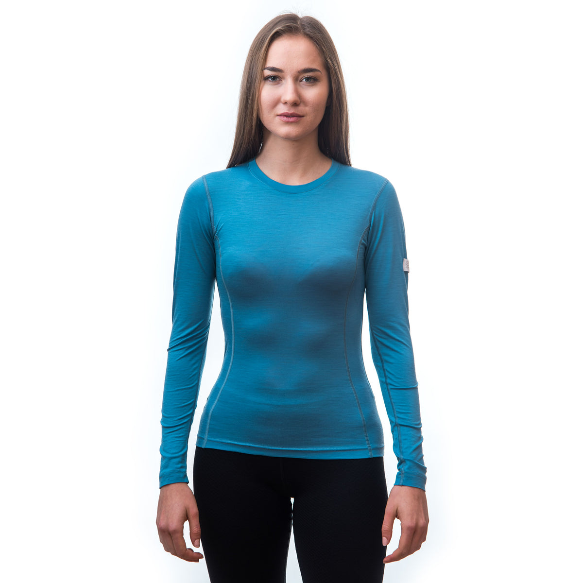 Damfunktionströja Sensor Merino Active blå