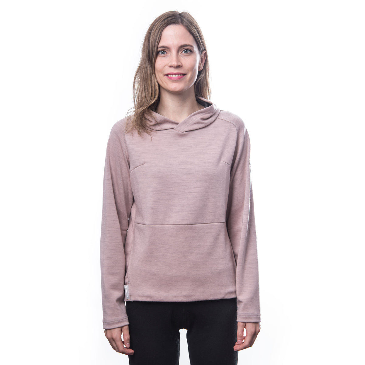 Damhuvtröja Sensor Merino Upper rosa
