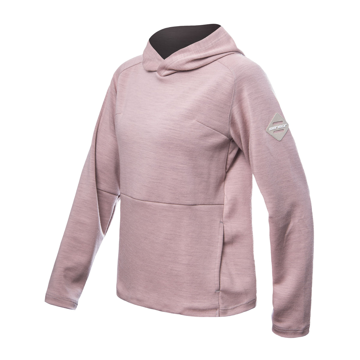 Damhuvtröja Sensor Merino Upper rosa