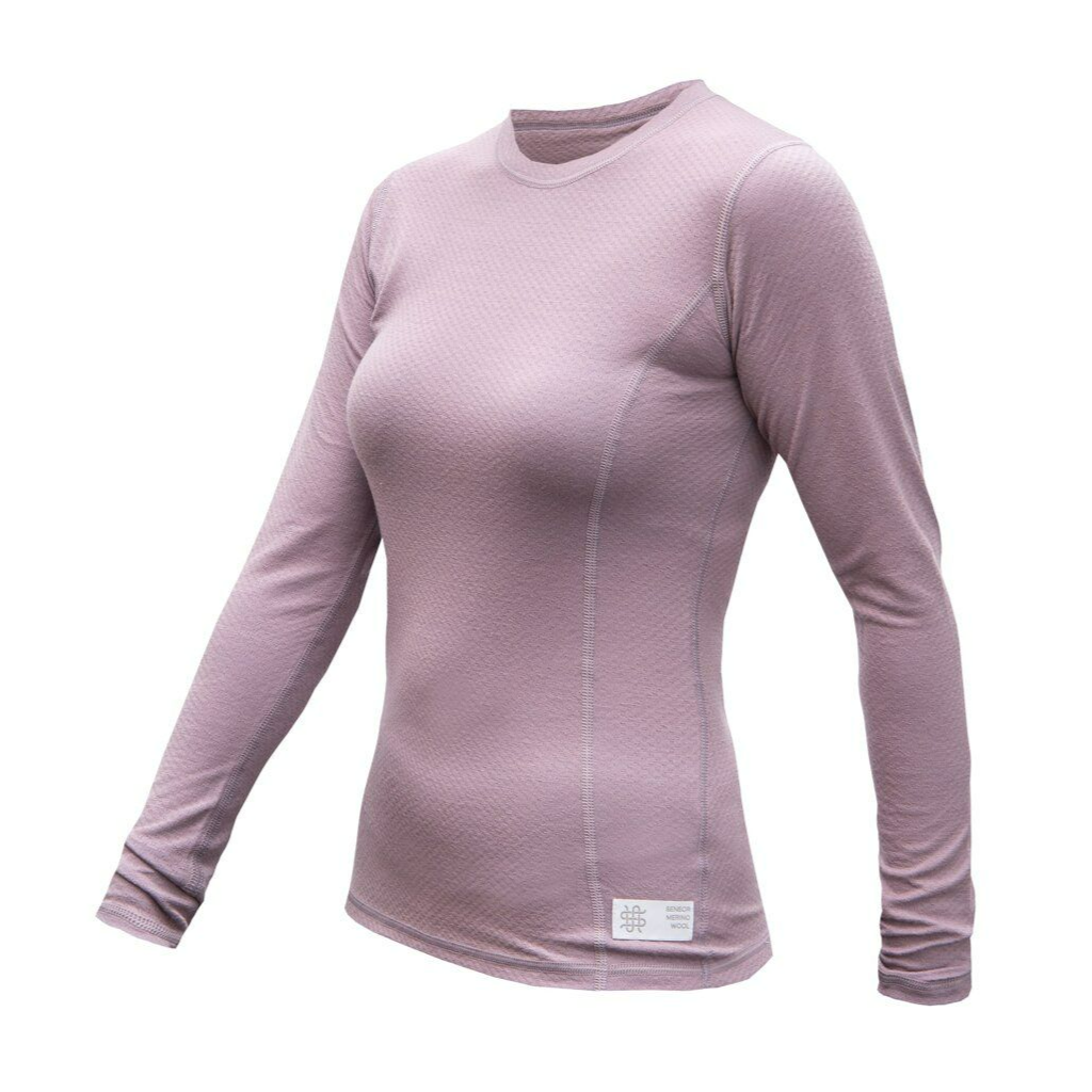 Damfunktionströja Sensor merinoull Double Face lila